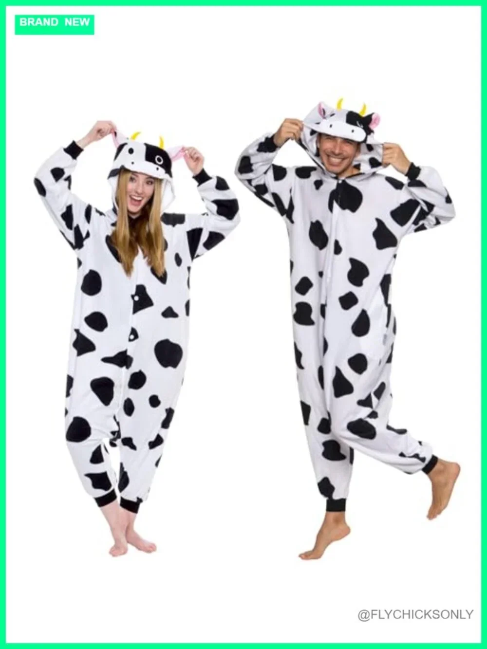 Adult Onesie Plush Cosplay Costume Animal One Piece Pajamas with Hood & Tail